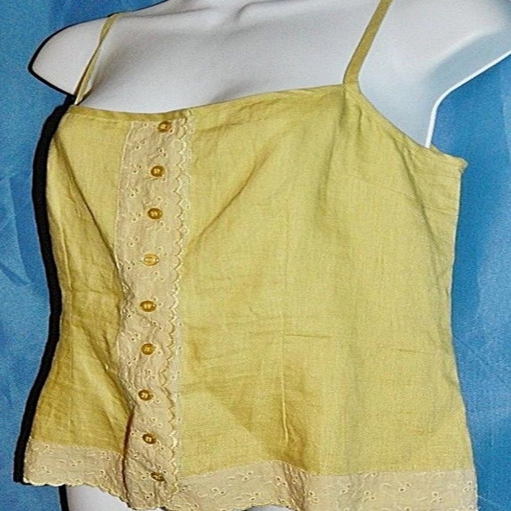 Grace Elements Vintage Button Front Camisole Top - image 4